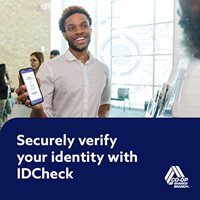 Securely verify your identity with IDCheck.