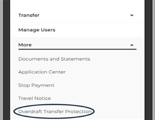 overdraft transfer hold